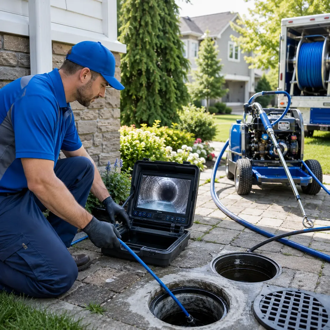 Outdoor drain cleaning professionals serving Karnack, TX